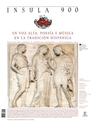 cover image of En voz alta. Poesía y música en la tradición hispánica (Ínsula nº 900)
